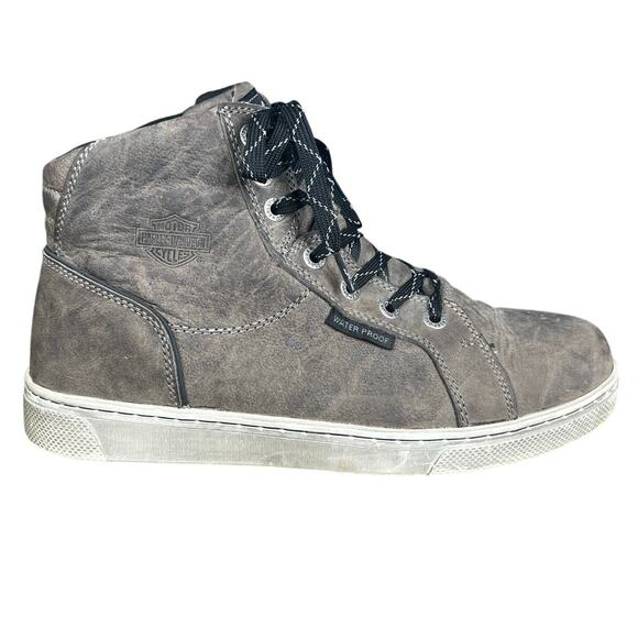 Harley Davidson Men’s Midland Grey Waterproof Motorcycle Boots Size US 8.5 main image 4
